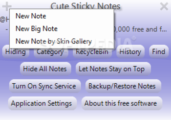 Cute Sticky Notes screenshot 3