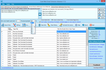 Cute Web Email Extractor Advance screenshot 2