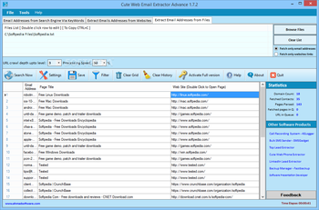 Cute Web Email Extractor Advance screenshot 3