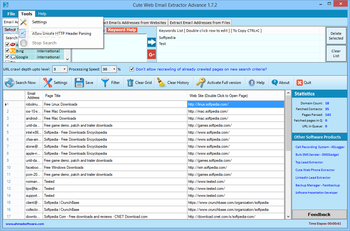 Cute Web Email Extractor Advance screenshot 5