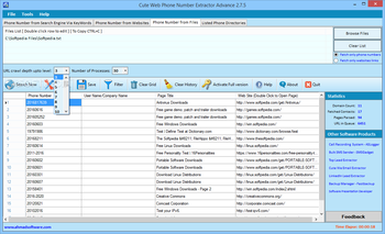 Cute Web Phone Number Extractor Advance screenshot 3