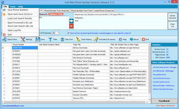 Cute Web Phone Number Extractor Advance screenshot 5