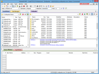 CuteFTP Professional screenshot