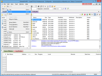 CuteFTP Professional screenshot 3