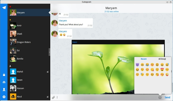 Cutegram screenshot