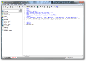 CuteHTML screenshot