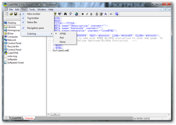 CuteHTML screenshot 2