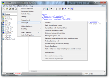 CuteHTML screenshot 3