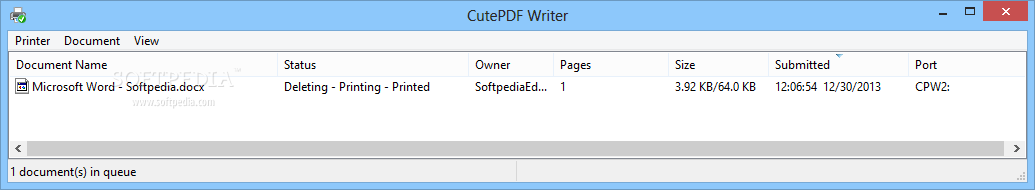 CutePDF Writer - Download Free with Screenshots and Review