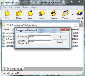 CuteZIP screenshot 5