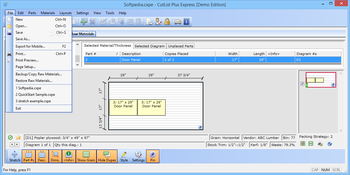 CutList Plus Express (formerly CutList Plus) screenshot 2
