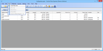 CutList Plus Express (formerly CutList Plus) screenshot 3