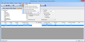 CutList Plus Express (formerly CutList Plus) screenshot 6