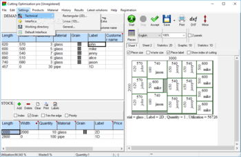 Cutting Optimization Pro screenshot 3