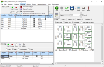 Cutting Optimization Pro screenshot 5