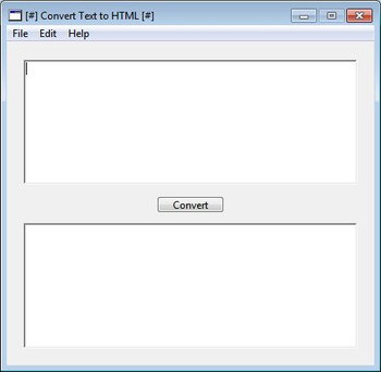 CVTtoHTML screenshot