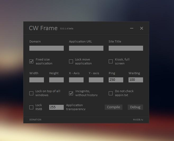CW Frame screenshot