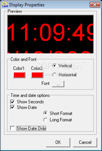 CWM Clock screenshot 2