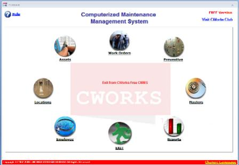 Cworks CMMS Free screenshot