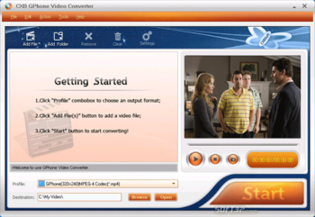 CXBSoft GPhone Video Converter screenshot 2