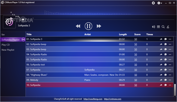 CXMusicPlayer screenshot