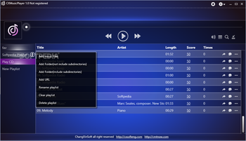 CXMusicPlayer screenshot 2