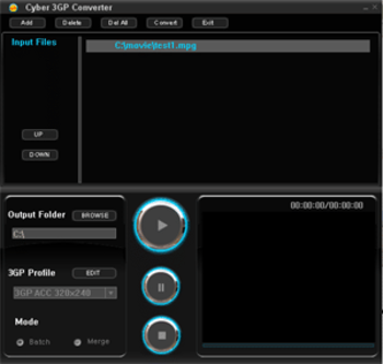 Cyber 3GP Converter screenshot 2