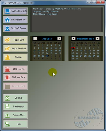Cybercom SMS screenshot 2