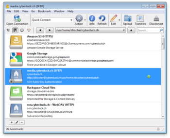 Cyberduck for Windows screenshot