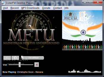 CyberFM Desktop Player screenshot