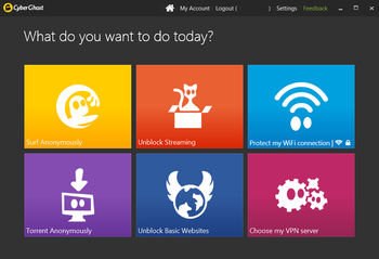 CyberGhost 6 VPN screenshot