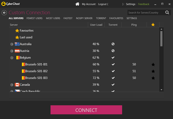 CyberGhost VPN 6 screenshot 2