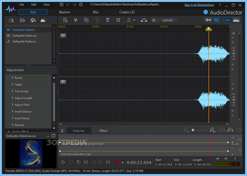 CyberLink AudioDirector screenshot