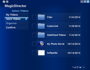 Cyberlink MagicDirector screenshot 2