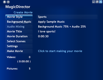 Cyberlink MagicDirector screenshot 8