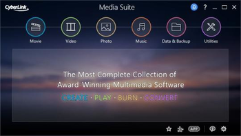 CyberLink Media Suite screenshot