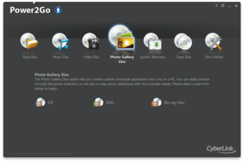 CyberLink Power2Go Essential screenshot