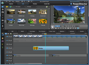 CyberLink PowerDirector screenshot