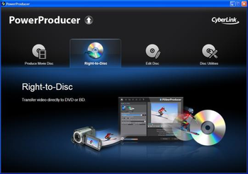 CyberLink PowerProducer screenshot 2