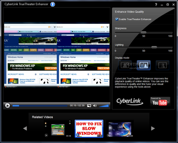 CyberLink TrueTheater Enhancer screenshot 2