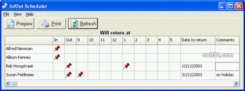 CyberMatrix In Out Scheduler screenshot 3