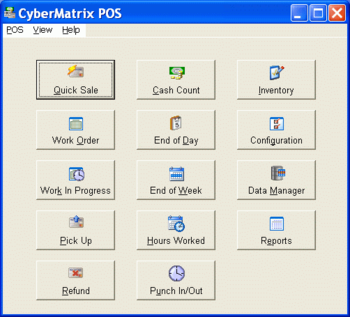 CyberMatrix Point Of Sale screenshot