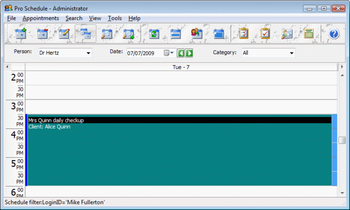 CyberMatrix Pro Schedule Client/Server screenshot