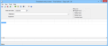 CyberMatrix Timesheets Enterprise screenshot