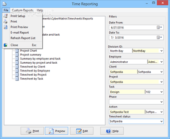 CyberMatrix Timesheets Standard screenshot 6