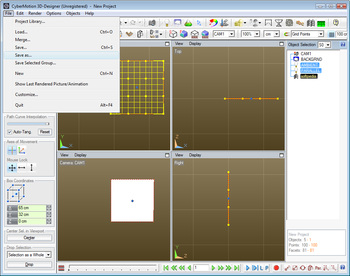 CyberMotion 3D-Designer screenshot 2