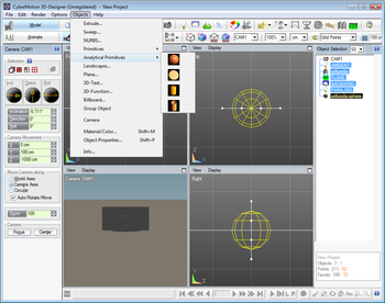 CyberMotion 3D-Designer screenshot 9