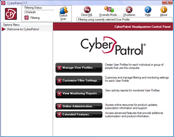 CyberPatrol screenshot