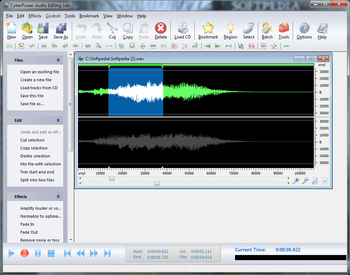 CyberPower Audio Editing Lab screenshot