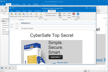 CyberSafe Mail screenshot 3
